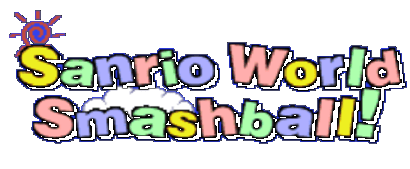 Sanrio World Smash Ball logo for Super Famicom